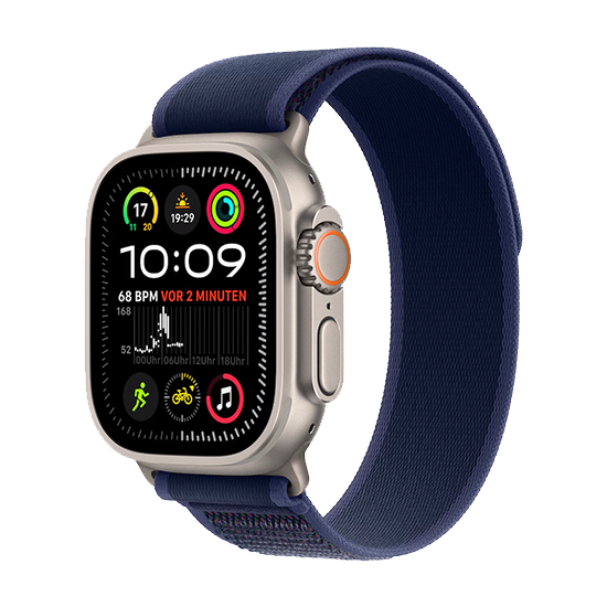 Watch Apple Watch Ultra 2 Natural LTE 49mm Titanium Case with Trail Loop M/L  Blue