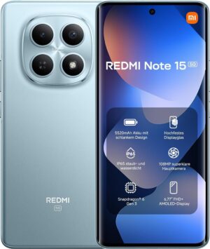 Xiaomi Redmi Note 15 5G 8GB RAM 256GB Glacier Blue