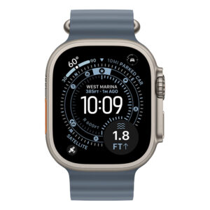 Apple Watch Ultra 3 Cellular 49mm Natural Titanium Anchor Blue Ocean Band