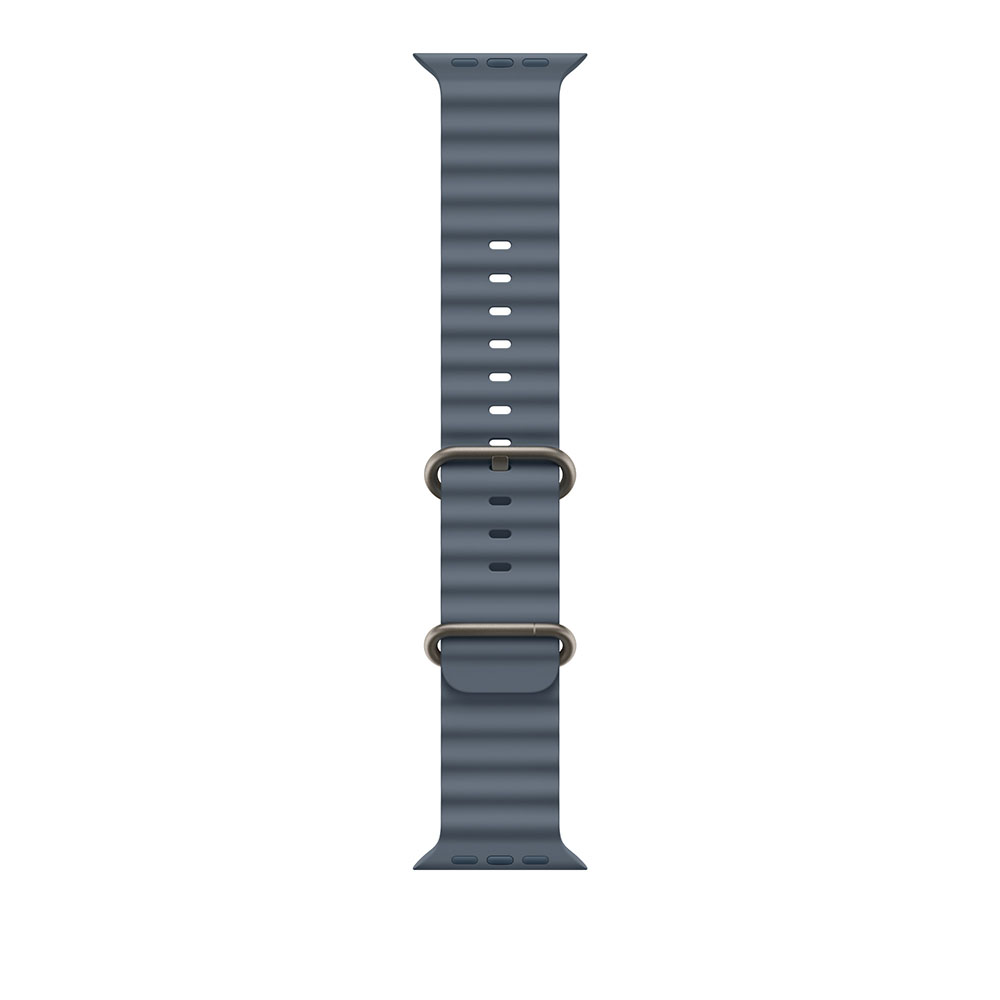 Apple Watch Ultra 3 Cellular 49mm Natural Titanium Anchor Blue Ocean Band - Image 3