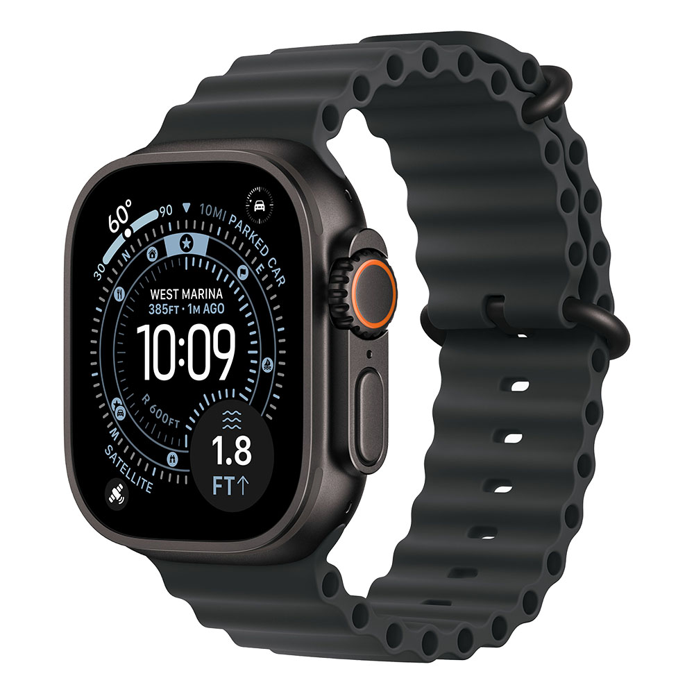 Apple Watch Ultra 3 Cellular 49mm Black Titanium Black Ocean Band