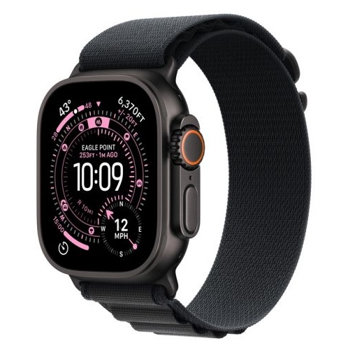 Apple Watch Ultra 3 Cellular 49mm Black Titanium Black Alpine Loop L