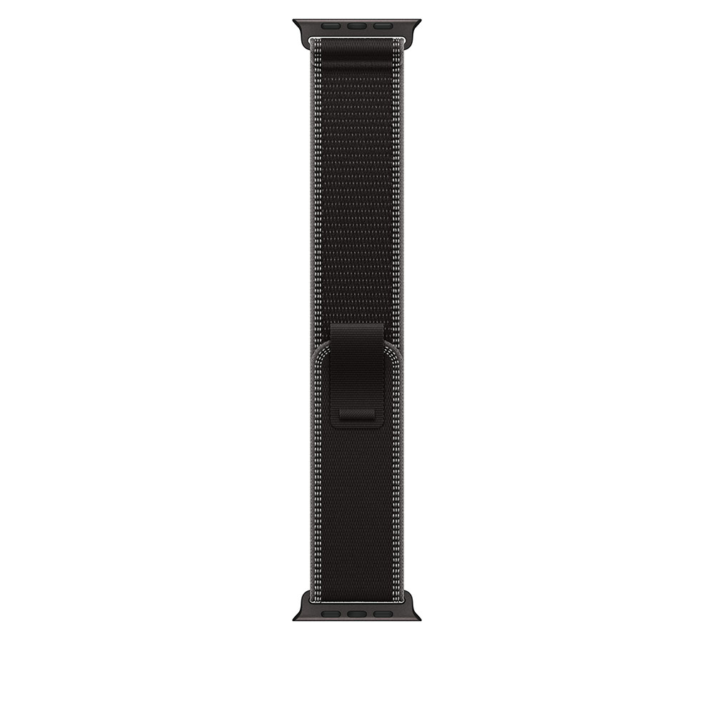 Apple Watch Ultra 3 Cellular 49mm Black Titanium Case with Black/Charcoal Trail Loop M/L - Image 2