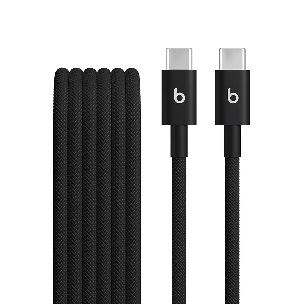 Beats USB-C to USB-C Woven Cable (1.5 m) - Bolt Black - Image 4