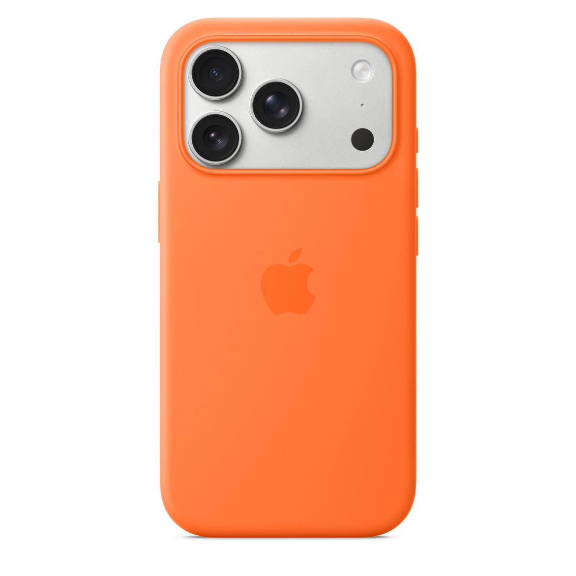 Apple iPhone 17 Pro Silicone Case with MagSafe Orange - Image 4