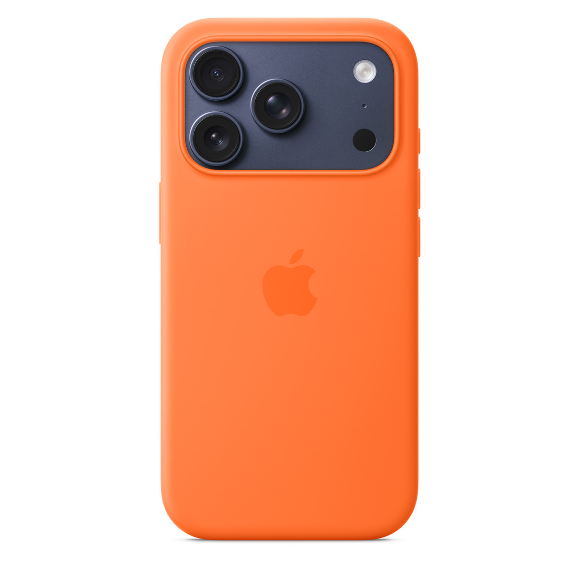 Apple iPhone 17 Pro Silicone Case with MagSafe Orange - Image 2