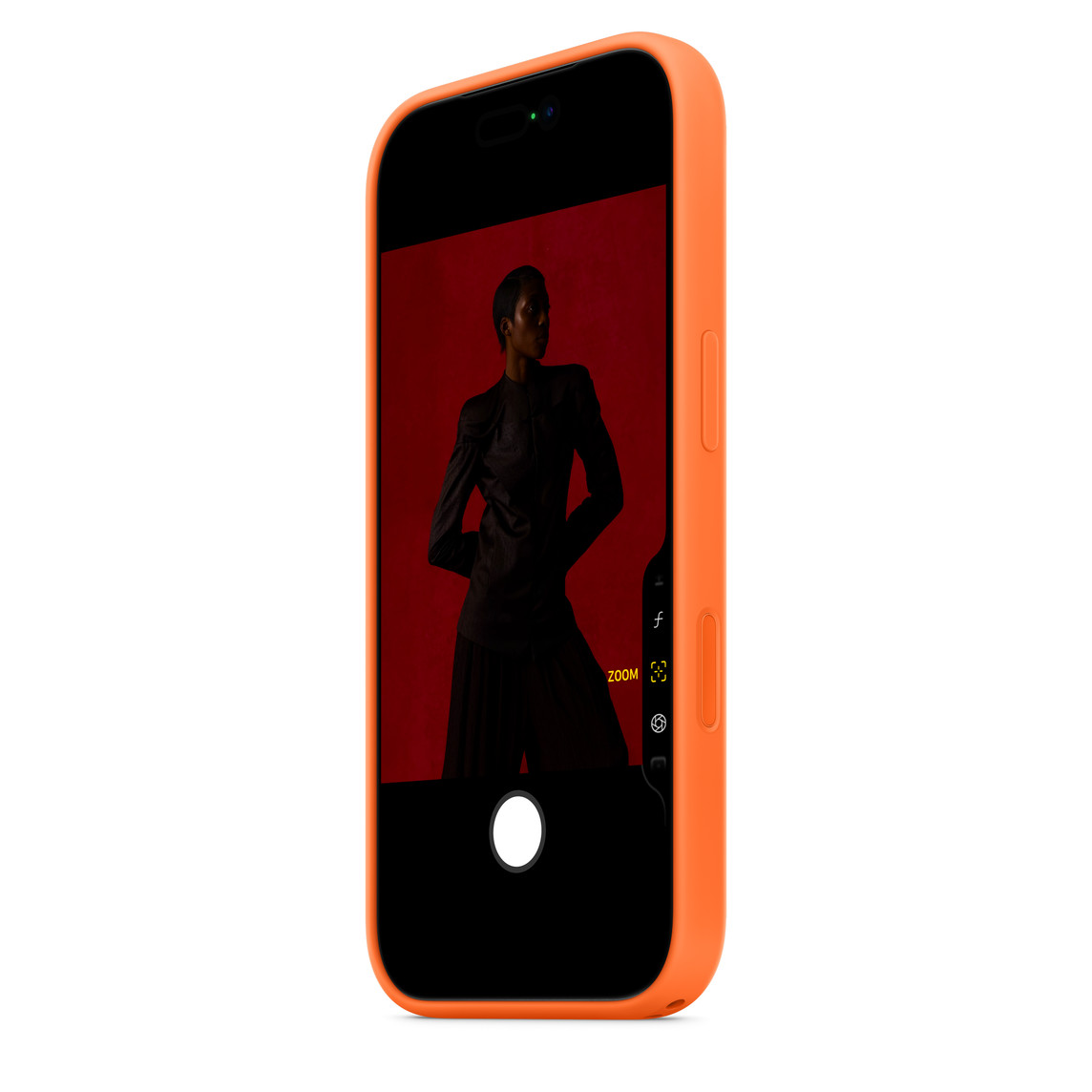 Apple iPhone 17 Pro Silicone Case with MagSafe Orange - Image 3