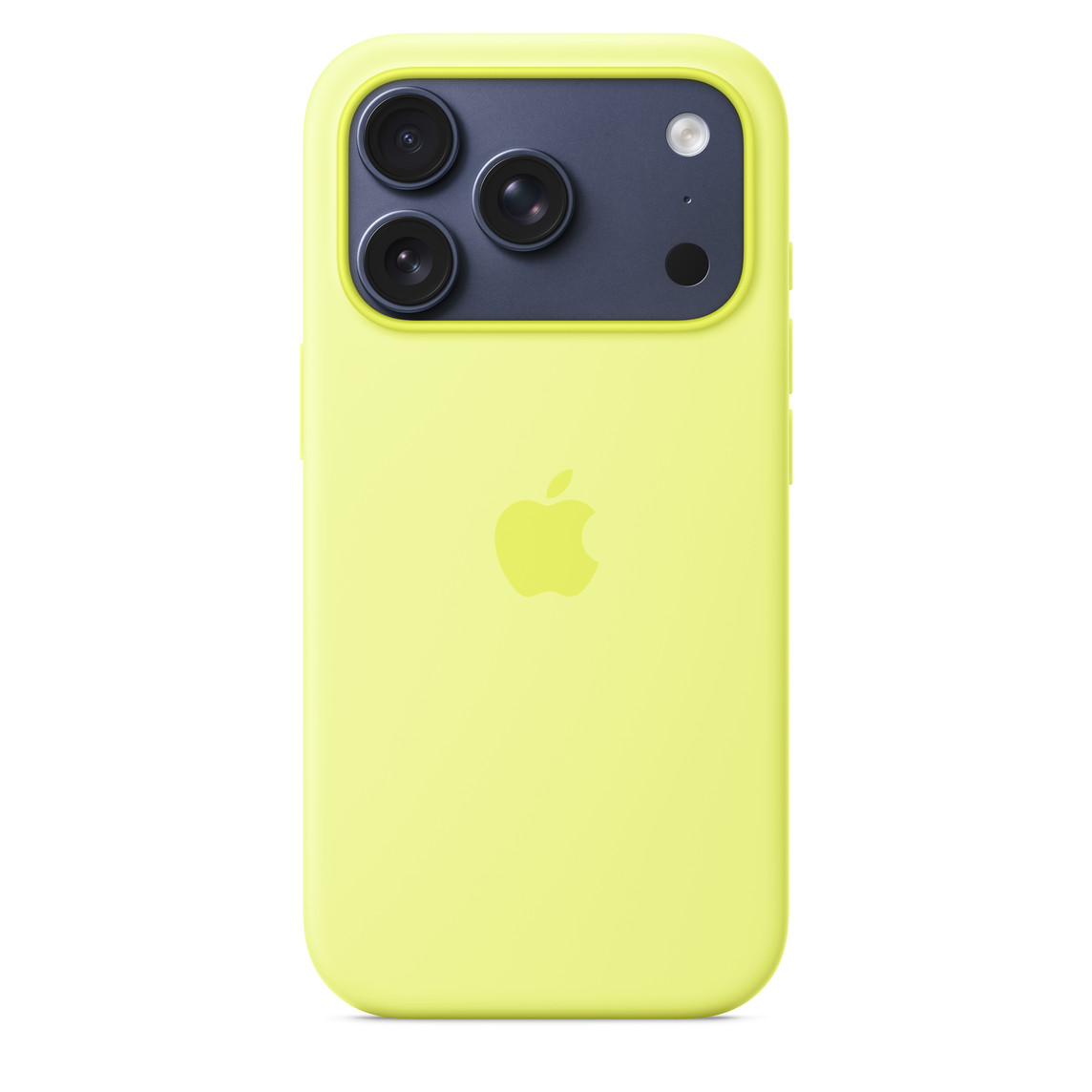 Apple iPhone 17 Pro Silicone Case with MagSafe Neon Yellow - Image 4