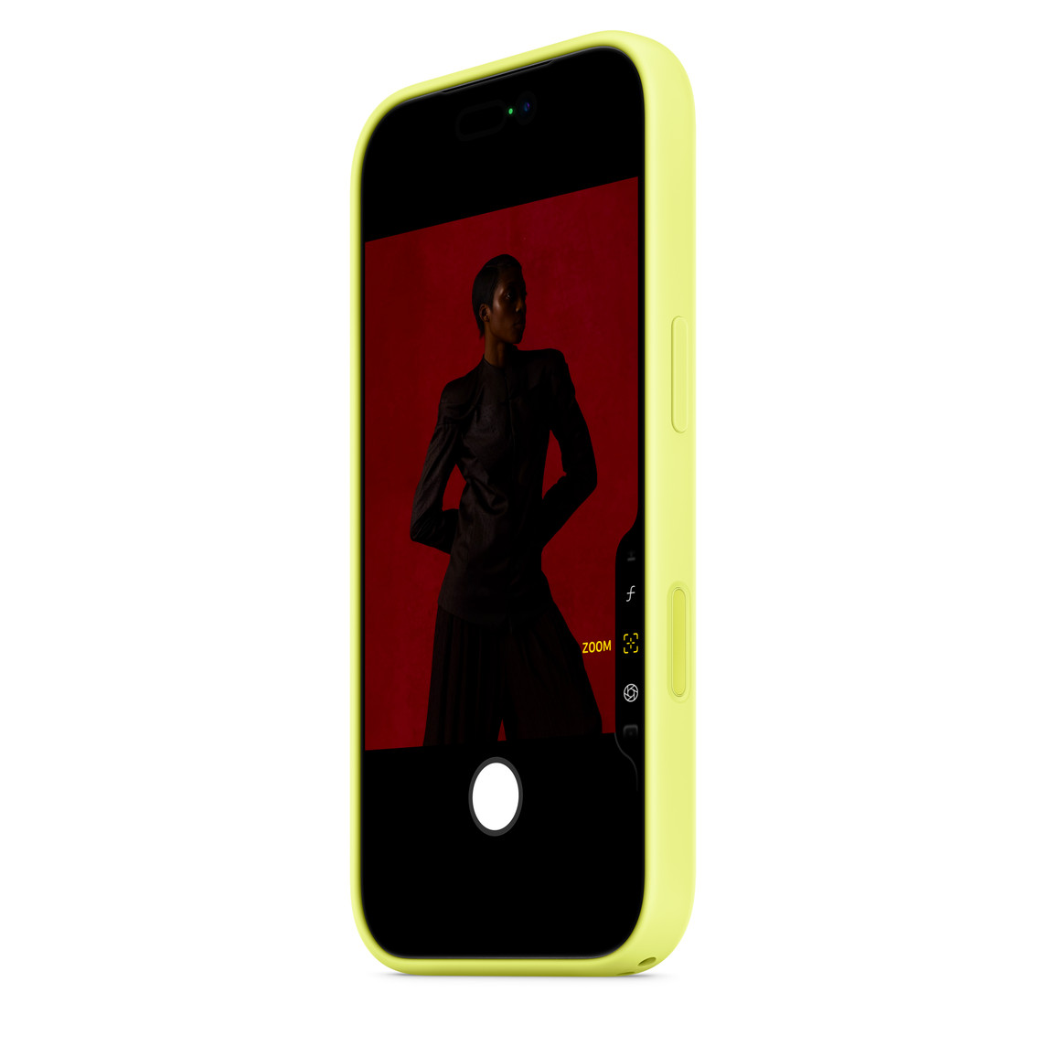 Apple iPhone 17 Pro Silicone Case with MagSafe Neon Yellow - Image 3