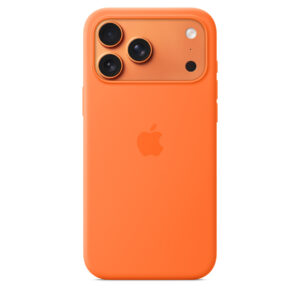 Apple iPhone 17 Pro Max Silicone Case with MagSafe Orange