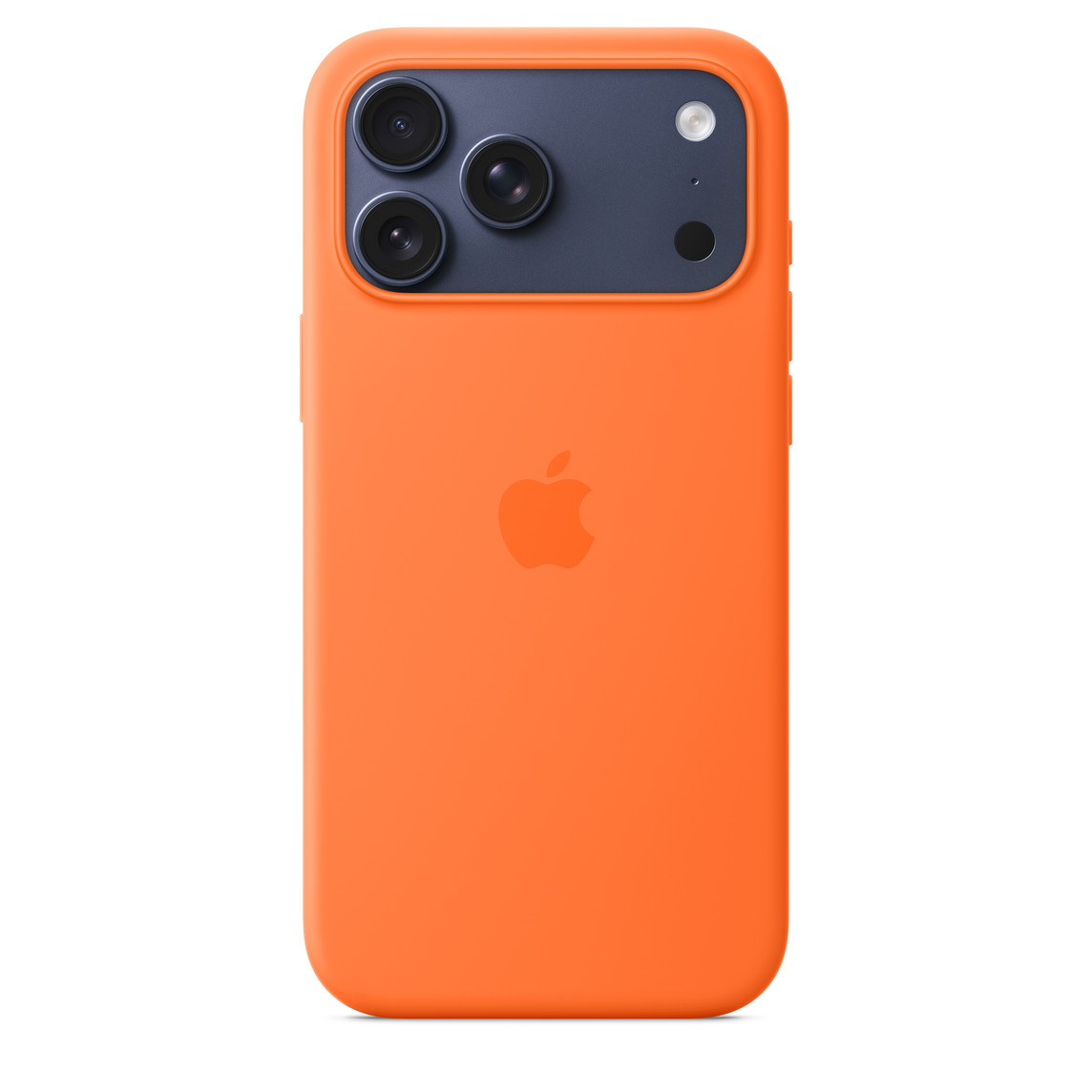 Apple iPhone 17 Pro Max Silicone Case with MagSafe Orange - Image 2