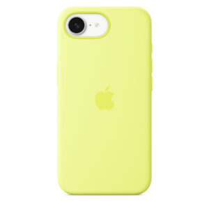 Apple iPhone 16e Silicone Case Neon Yellow