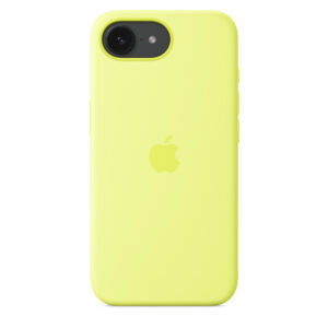 Apple iPhone 16e Silicone Case Neon Yellow