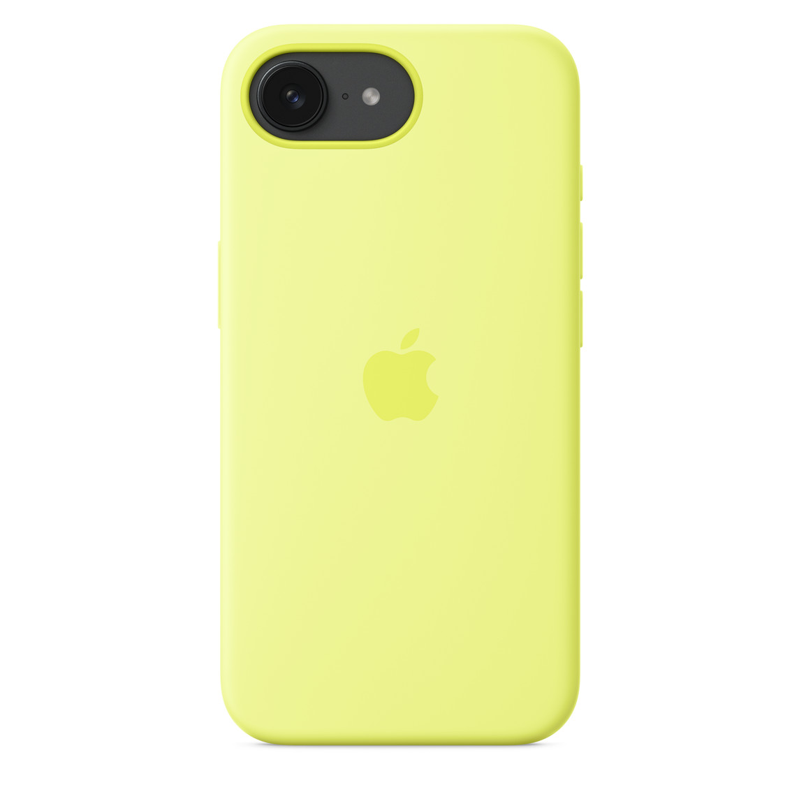 Apple iPhone 16e Silicone Case Neon Yellow - Image 2