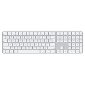 Apple Magic Keyboard (2024) with Touch ID and Numeric Keypad - Bulgarian - White Keys