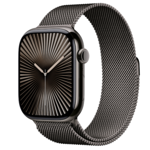 Apple Watch Series 10 GPS + Cellular 46mm Slate Titanium Case with Slate Milanese Loop S/M Apple Watch Series 10 GPS + Cellular 46mm Slate Titanium Case with Slate Milanese Loop S/M