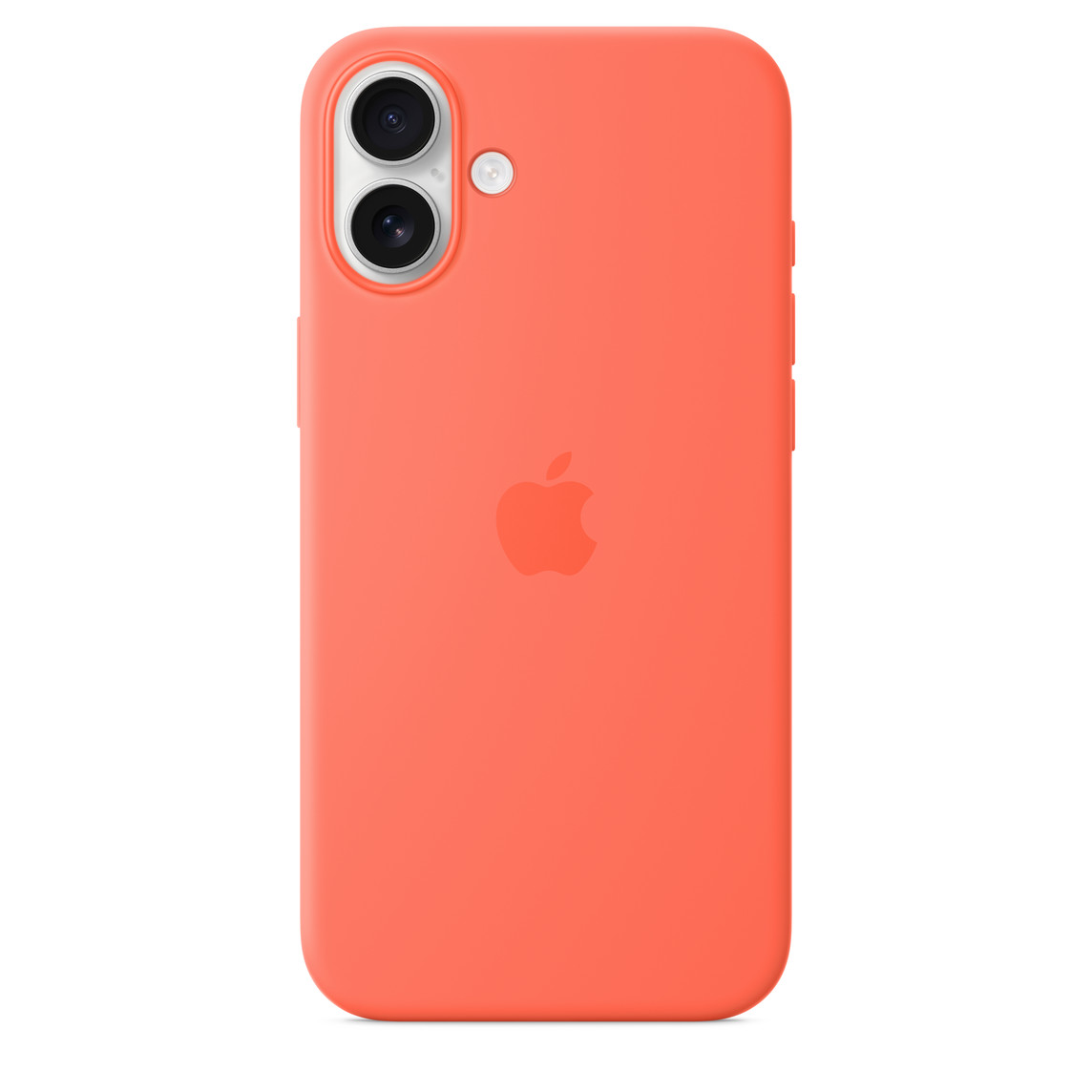 Apple iPhone 16 Plus Silicone Case with MagSafe Tangerine