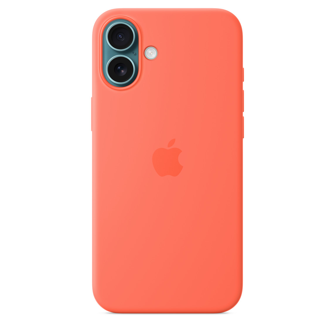 Apple iPhone 16 Plus Silicone Case with MagSafe Tangerine - Image 5