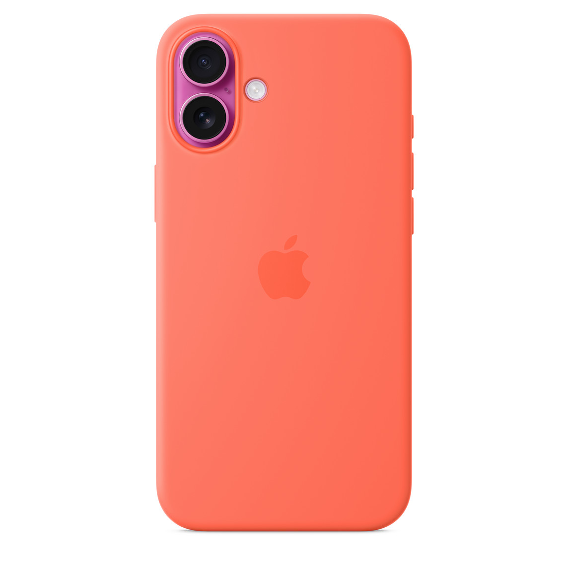 Apple iPhone 16 Plus Silicone Case with MagSafe Tangerine - Image 6