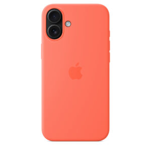Apple iPhone 16 Plus Silicone Case with MagSafe Tangerine