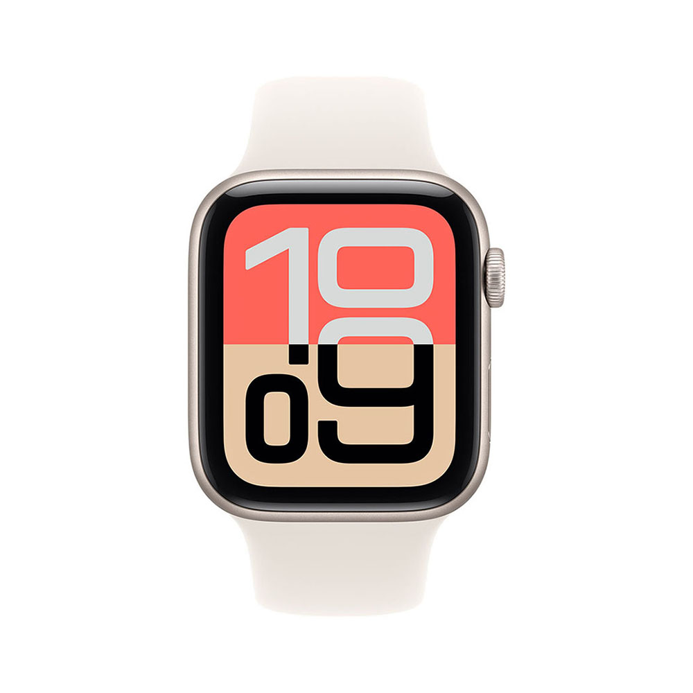 Apple Watch SE 3 GPS 40mm Starlight Aluminium Case with Starlight Sport Band S/M - Image 2