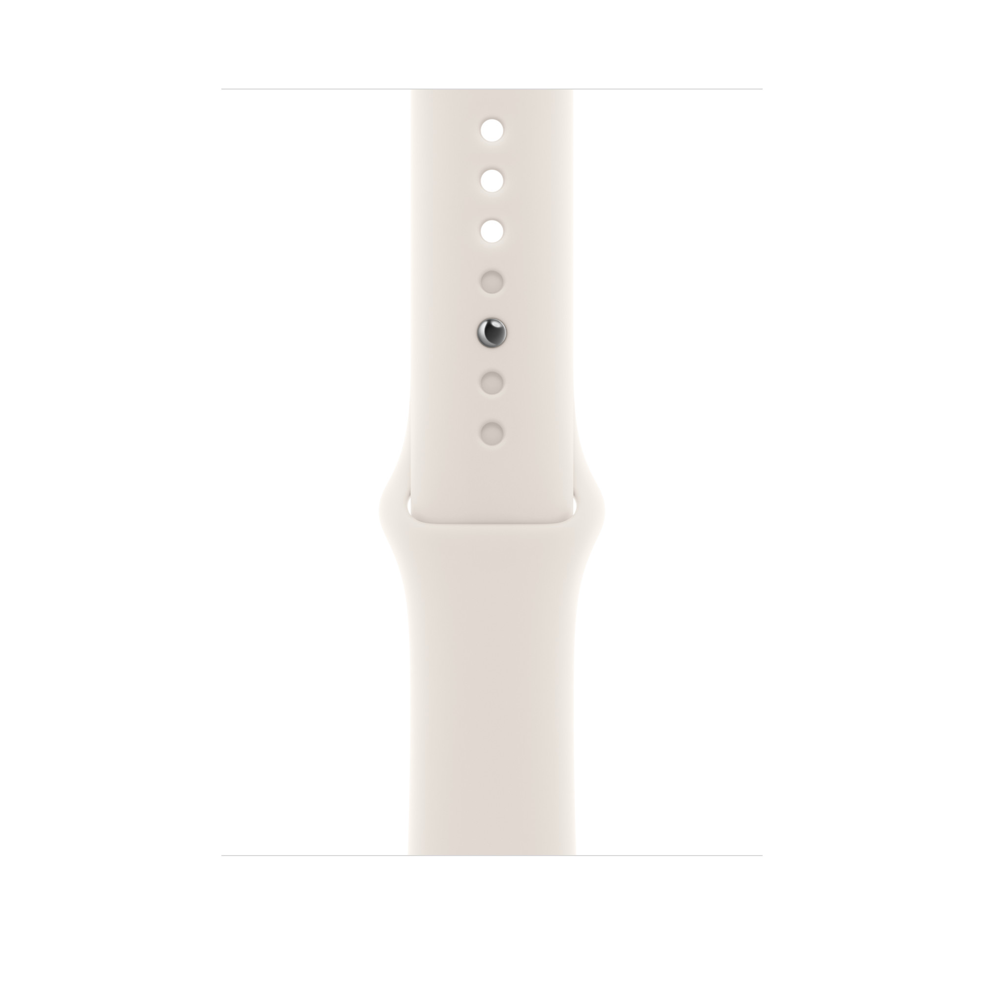 Apple Watch SE 3 GPS 40mm Starlight Aluminium Case with Starlight Sport Band S/M - Image 3