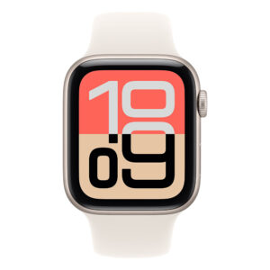 Apple Watch SE 3 GPS 44mm Starlight Aluminium Case with Starlight Sport Band S/M