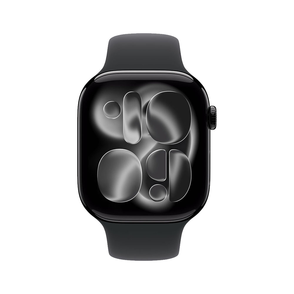 Apple Watch Series 11 GPS 42mm Jet Black Aluminium Case with Black Sport Band M/L - Image 3