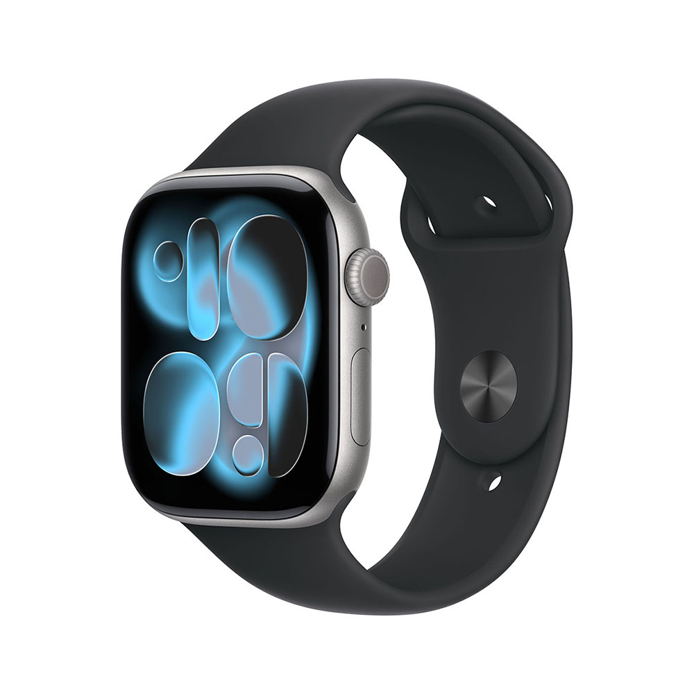 Apple Watch Series 11 GPS 42mm Space Grey Aluminium Case with Black Sport Band S/M