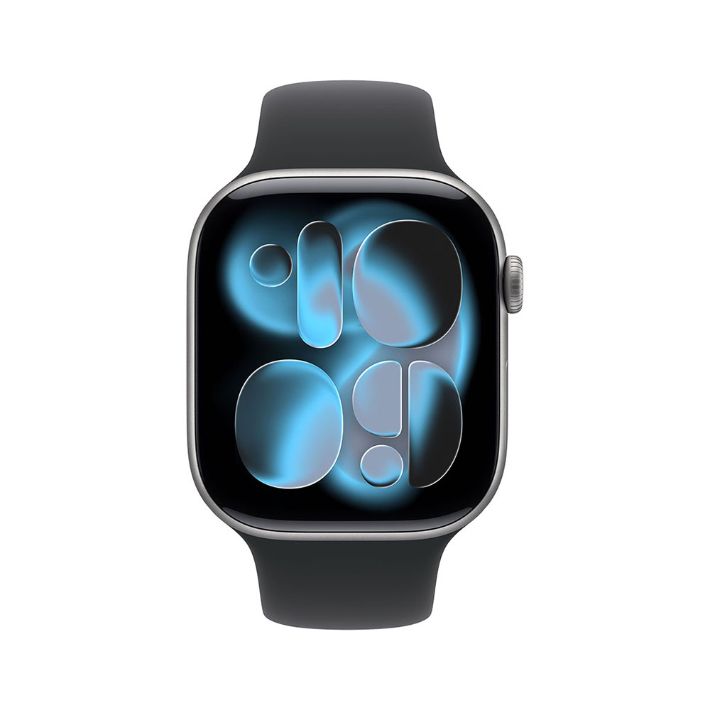 Apple Watch Series 11 GPS 42mm Space Grey Aluminium Case with Black Sport Band S/M - Image 3
