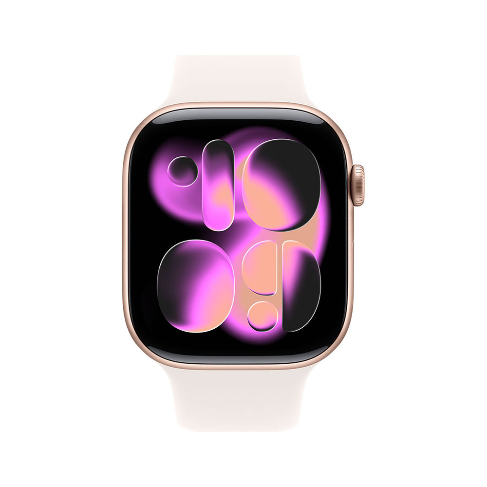 Apple Watch Series 11 GPS 42mm Rose Gold Aluminium Light Blush Sport Band M/L - Image 3