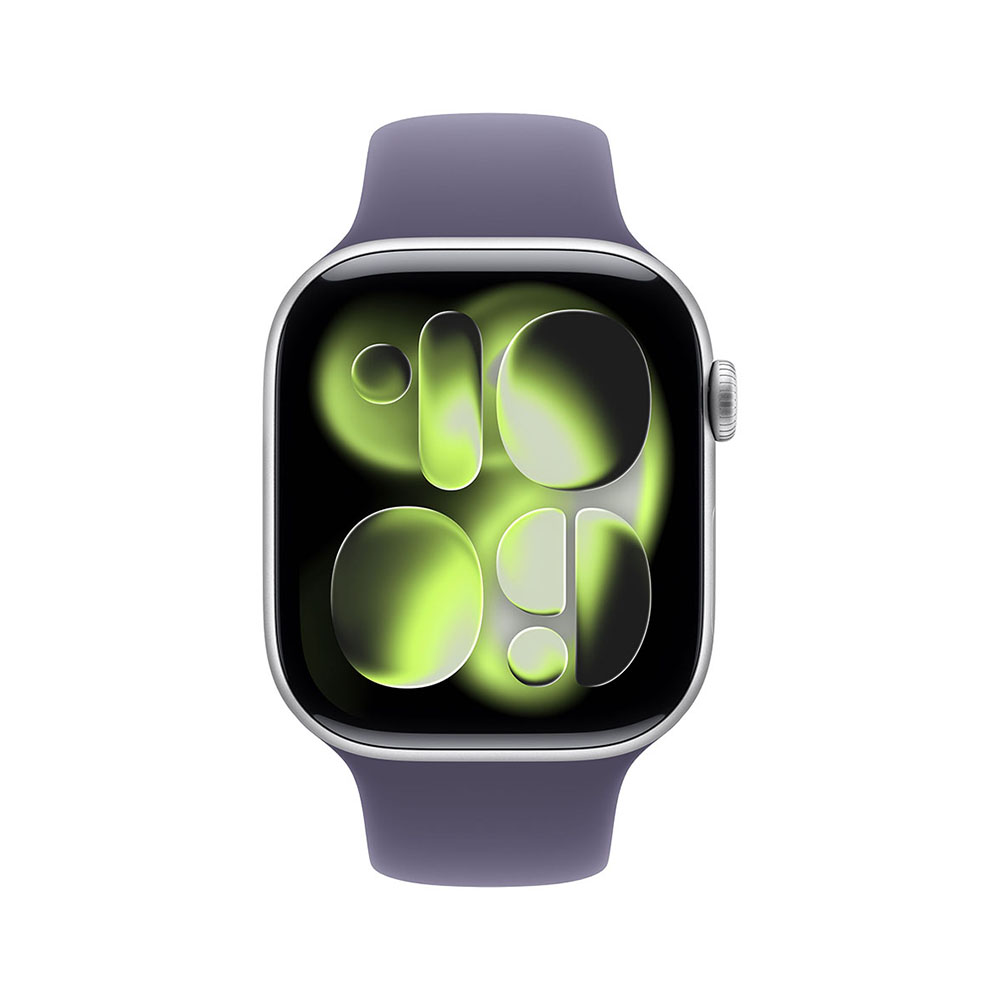 Apple Watch Series 11 Cellular 42mm Silver Aluminium Purple Fog Sport Band S/M - Image 2