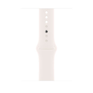 Apple Watch Series 11 GPS + Cellular 42mm Gold Titanium Case with Light Blush Sport Band M/L