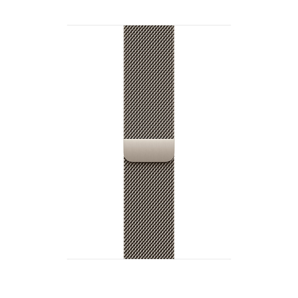 Apple Watch Series 11 GPS + Cellular 46mm Natural Titanium Case with Natural Milanese Loop S/M - Image 3