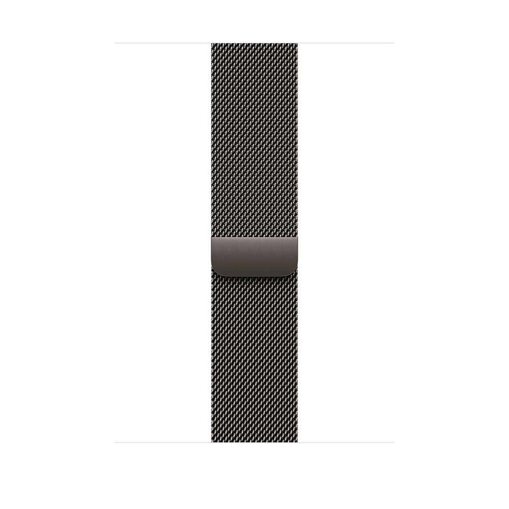 Apple Watch Series 11 GPS + Cellular 46mm Slate Titanium Case with Slate Milanese Loop S/M - Image 3