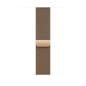 Apple Watch Series 11 GPS + Cellular 46mm Gold Titanium Case with Gold Milanese Loop S/M