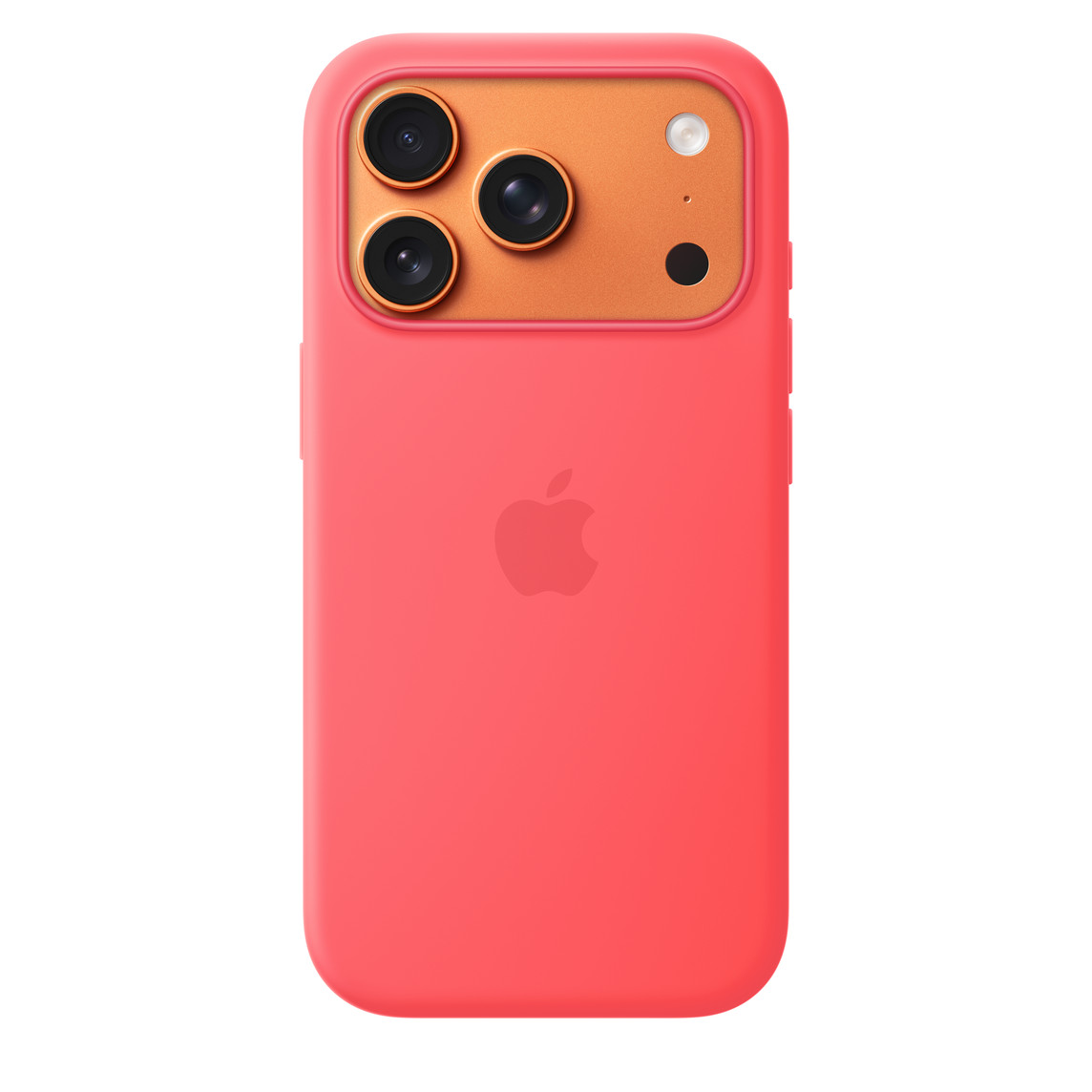 Apple iPhone 17 Pro Silicone Case with MagSafe Bright Guava - Image 3