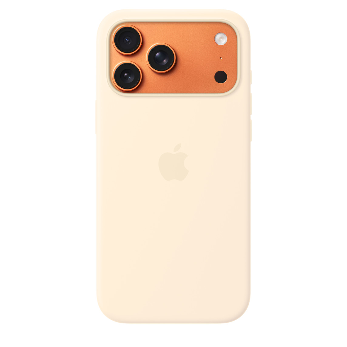 Apple iPhone 17 Pro Max Silicone Case with MagSafe Vanilla - Image 3