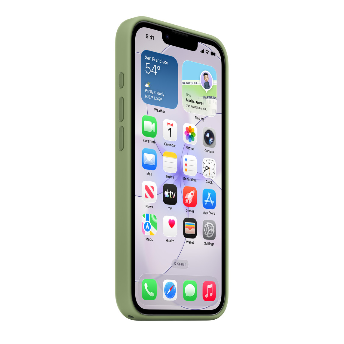 Apple iPhone 17e Silicone Case with MagSafe Light Moss - Image 3