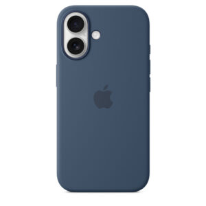 Apple iPhone 16 Silicone Case with MagSafe Denim