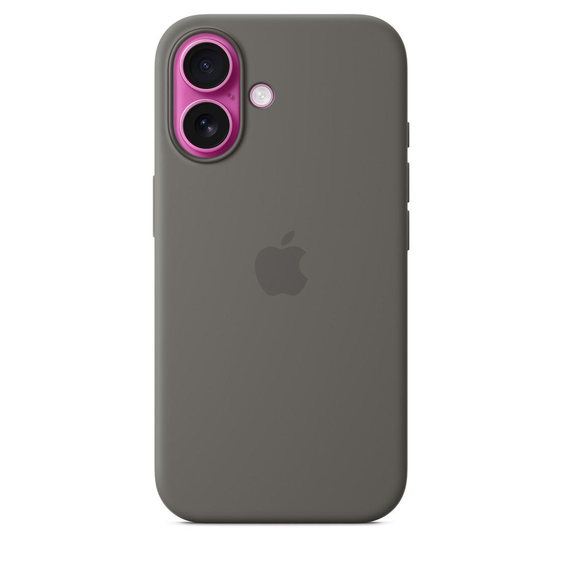 Apple iPhone 16 Silicone Case with MagSafe Stone Gray - Image 4