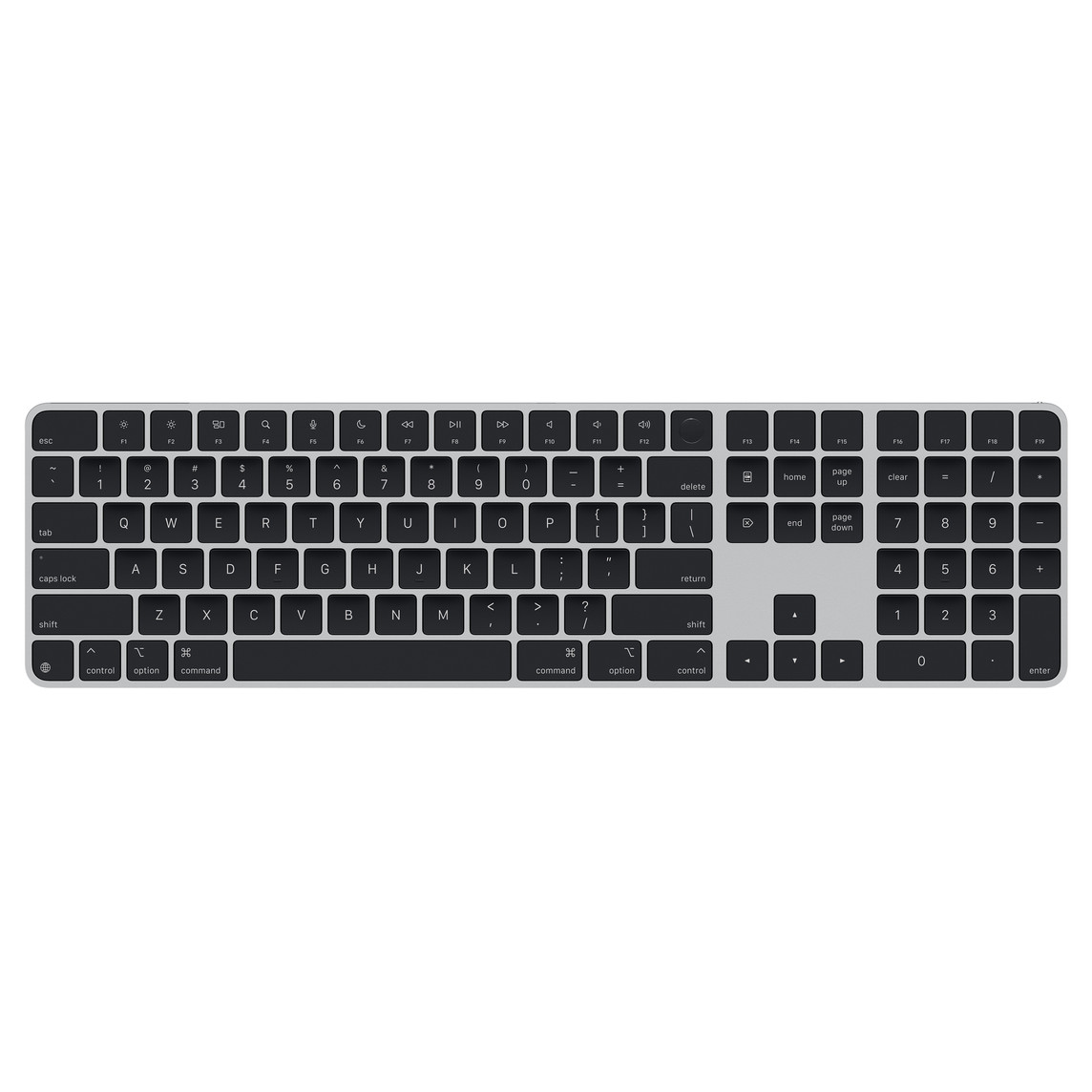Apple Magic Keyboard (2024) with Touch ID and Numeric Keypad - US English - Black Keys