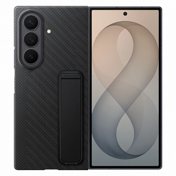 Samsung F976 Z Fold Ultra Carbon Standing Case Black EF-XF976SBE
