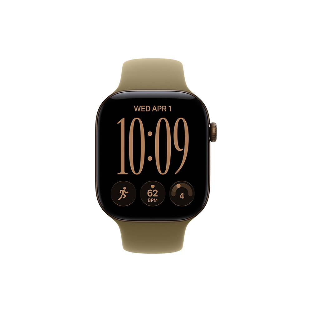 Apple Watch Series 12 GPS 42mm Dark Bronze Aluminium Olive Sport Band M/L - Image 2