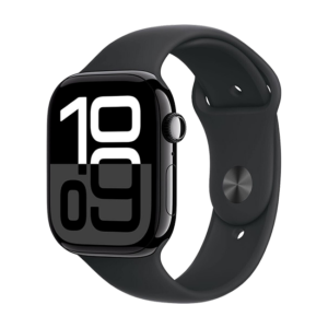 Apple Watch Series 10 Cellular 46mm Jet Black Aluminium Sport Band Black
