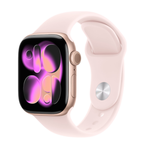 Apple Watch Series 11 Cellular 42mm Rose Gold Aluminium Light Blush Sport Band S/M