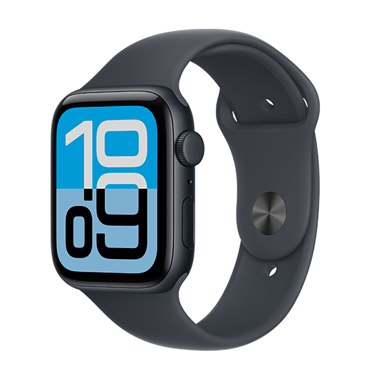 Apple Watch SE 3 Cellular 44mm Midnight Aluminium Sport Band M/L