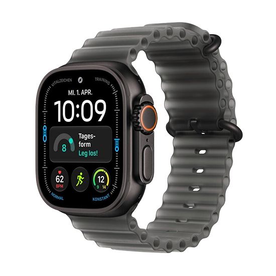 Apple Watch Ultra 4 Cellular 49mm Black Titanium Translucent Black Ocean Band
