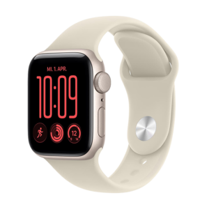 Apple Watch SE 3 GPS 40mm Starlight Aluminium Sand Sport Band S/M