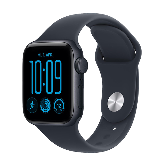 Apple Watch SE 3 GPS 40mm Midnight Aluminium Navy Blue Sport Band S/M